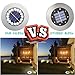 Solar Ground Lights-Waterproof Solar Lights Outdoor Garden- Solarr Disk Light-Upgraded 16LED Bright in-Ground Light-Landscape Lighting for Pathway, Yard, Lawn, Patio, Walkway (12 Pack White Light)