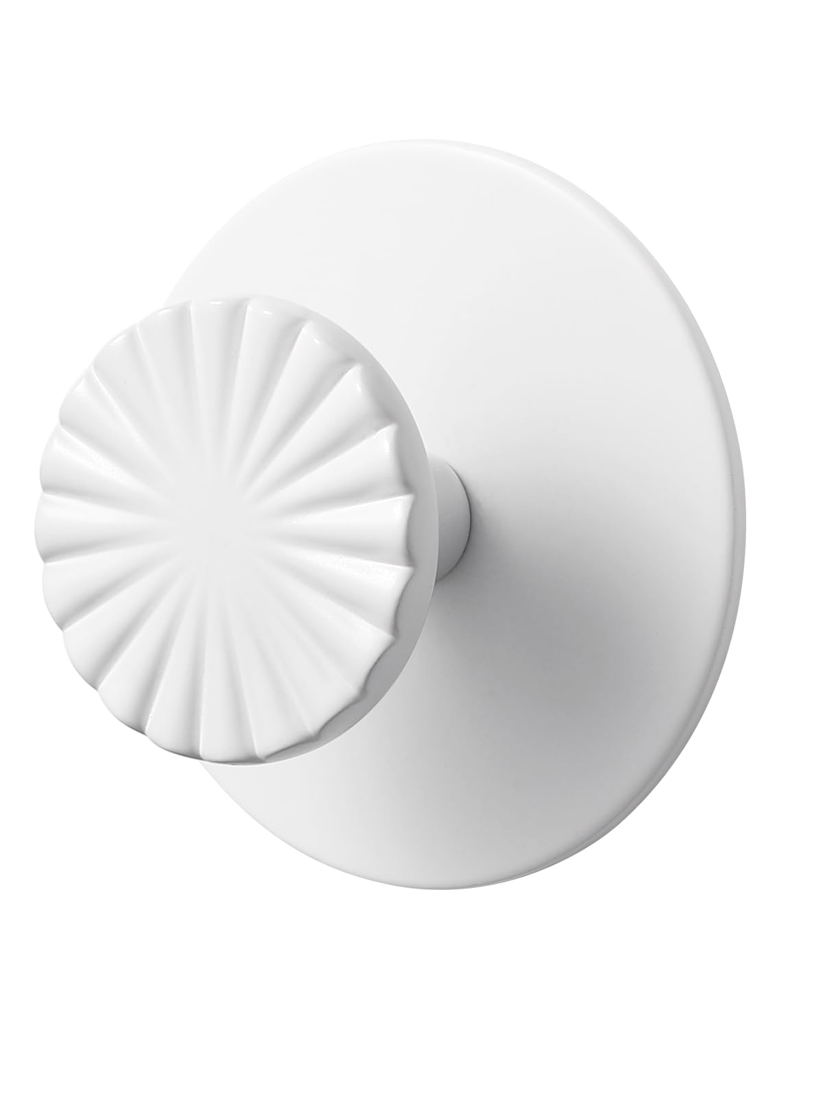 JIASENBAO 4 Pack Adhesive Coat Hooks for Bathrooms White Wall Robe Towel Hooks for Hanging Kitchen Decorative Heavy Duty Zinc Alloy