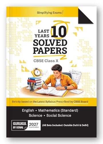 Gurukul Oswal CBSE 10 Years Solved Papers Class 10 Exam 2027 - Image 2