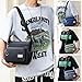 Men's Oxford Cloth Shoulder Bag, Waterproof Crossbody Shoulder Bag Fashionable Wear Resistant Messenger Bag for Leisure