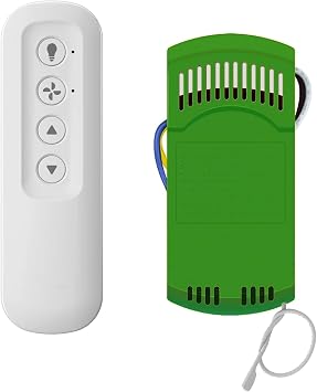 Ceiling Fan Remote Control Kit Replacement for Hunter 99770 | Universal 3-speed Fan Control Kit for Hunter Hampton Bay Harbor Breeze Ceiling Fans. Fits 99392/99813/99770/99122/99123/99198