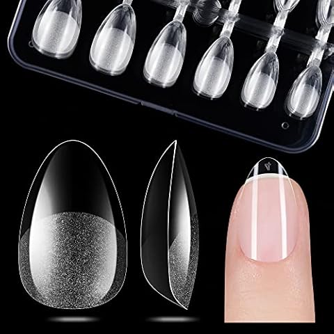 Gelike ec Extra Kurze Mandel-Nagelspitzen Cover