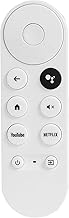 YAIBUDE chromecast with google tv replacement voice remote control with voice recognition function, voice remote control for chromecast tv g9N9N voice remote,chrome cast replacement remote,google