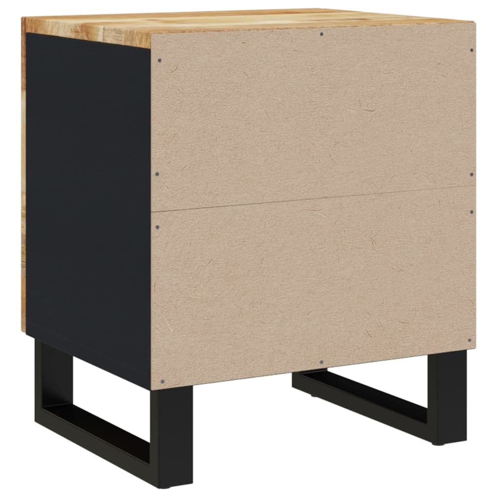Table de Chevet Bois de Manguier Massif 40x33x46 cm