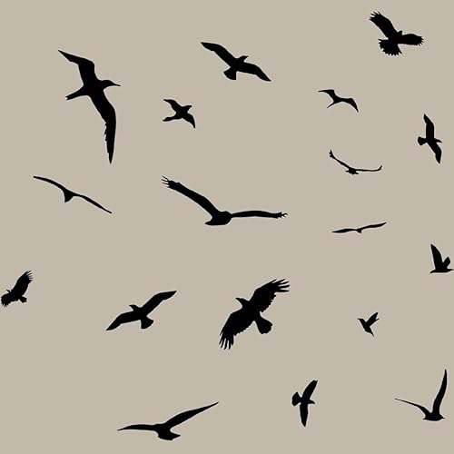 Miniatura 2 de Flock of Birds - Calcomanías de pared voladoras para despegar y pegar