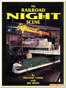 Hardcover The Railroad Night Scene Book