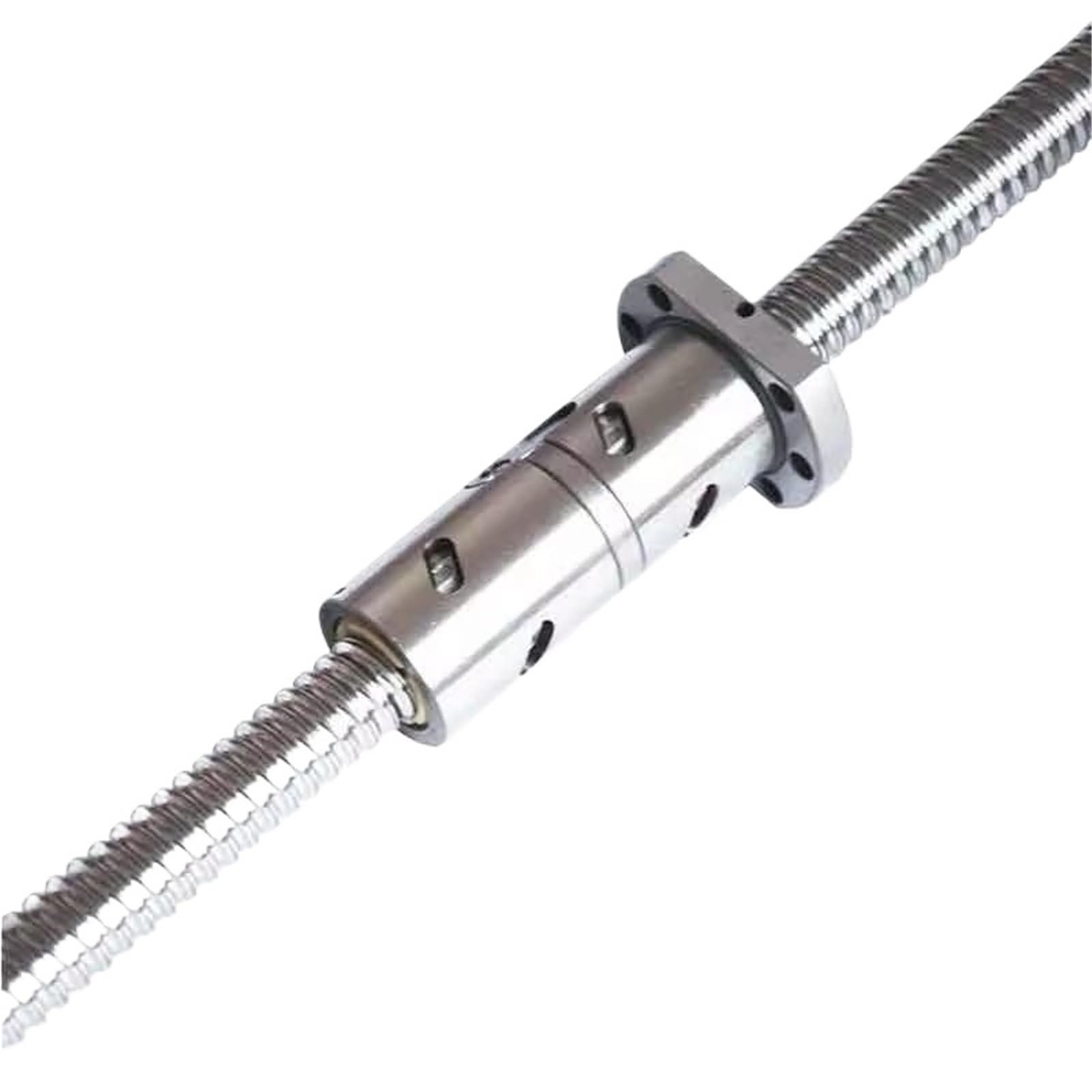 Metal Ball Screw nut end Processing DFU1605 C5 Ball Screw Machined 1605 Ball Screw Roller with Double Ball Nut(650mm)