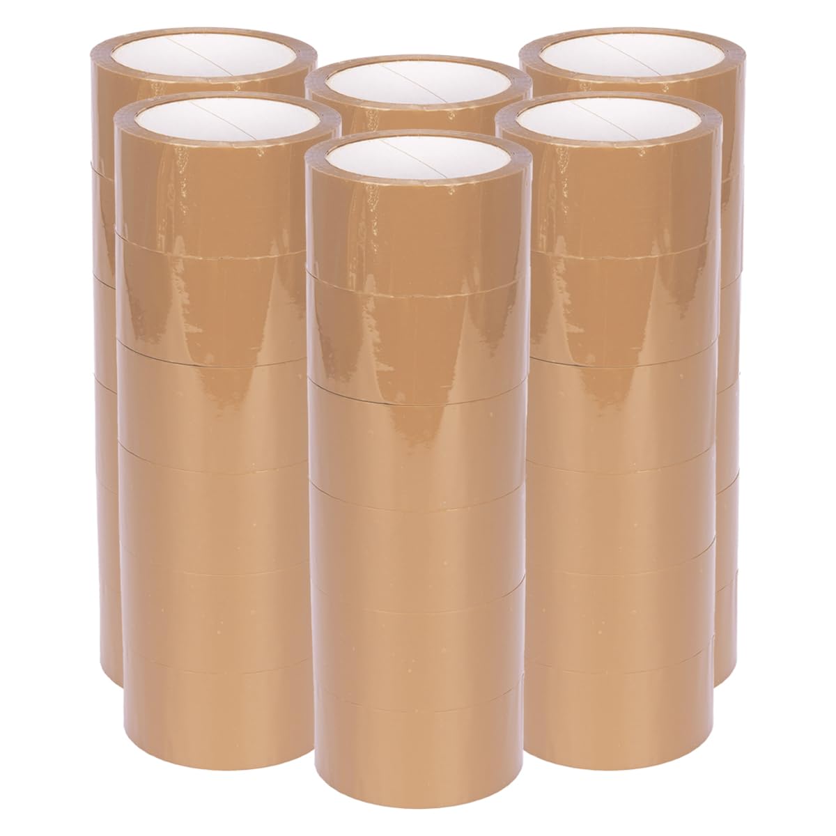 36 x cinta adhesiva marrón desenrollar fuerte, 48 mm x 66 metros lineales Cinta de embalaje Cinta de paquete | cinta adhesiva rollo | cinta de embalaje