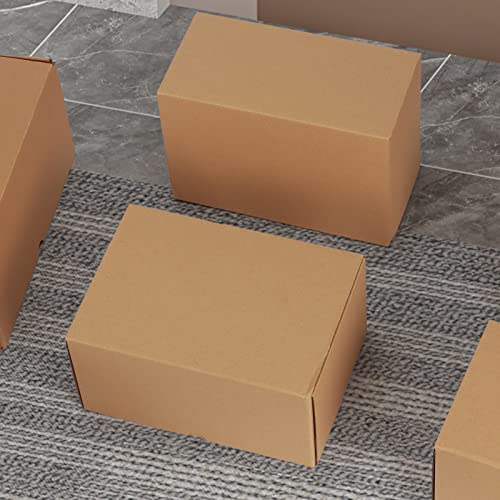 EYMPEU 25.4X17.8X12.7cm(10X7X5 in) Cajas Carton Envios Kraft Automontables para Ecommerce y postal, Pequeña 20 Pack Marrón - imagen 5