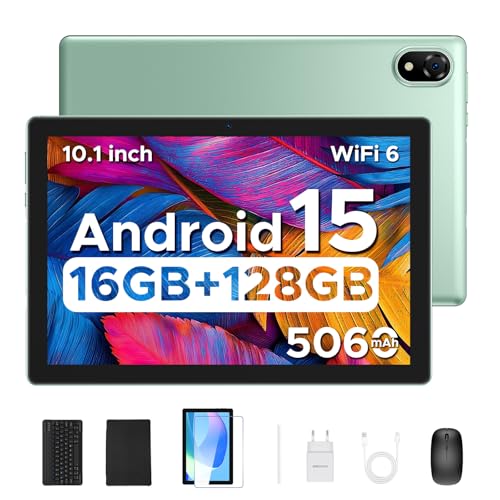 DOOGEE U10 Android 15 Tablet 10 Inch, 16GB RAM + 128GB ROM (2TB TF