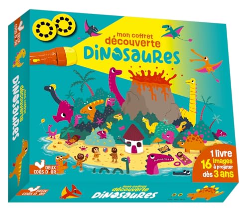 Mon coffret découverte dinosaures - coffret lampe