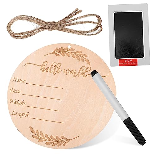 ERINGOGO Baby Milestone Decor Baby Nursery Sign Monthly Milestone Discs for Newborn Announcement
