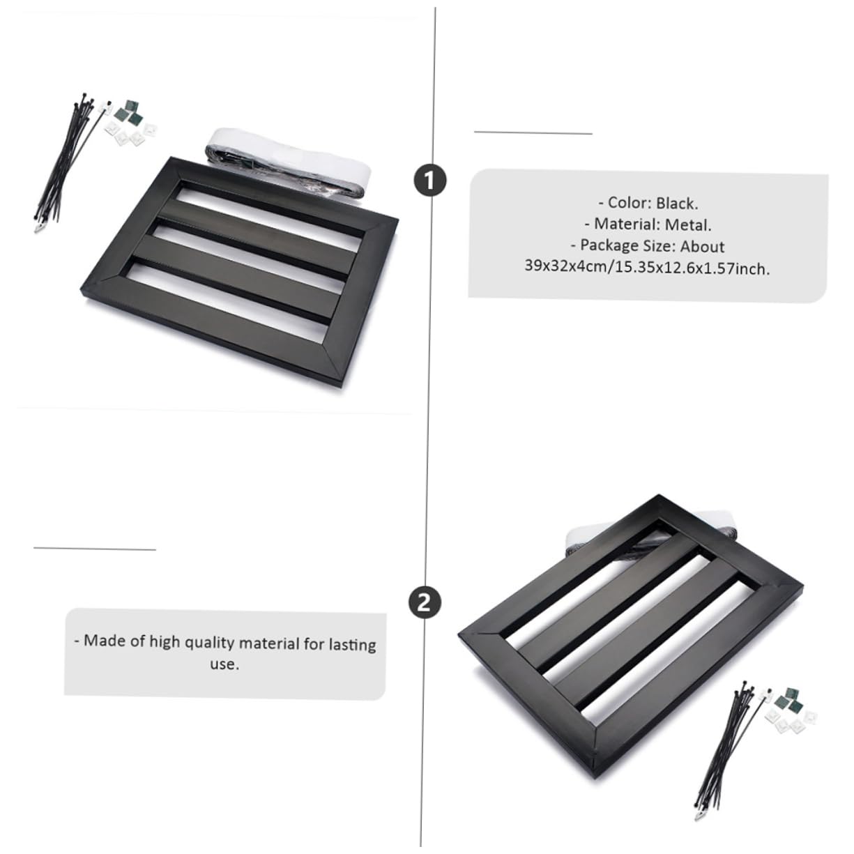 Toddmomy Guitar Rack Accessories 28pcs Kit Hook and Loop Board Effects Pedal Accessory Guitar Support for Professional Setup