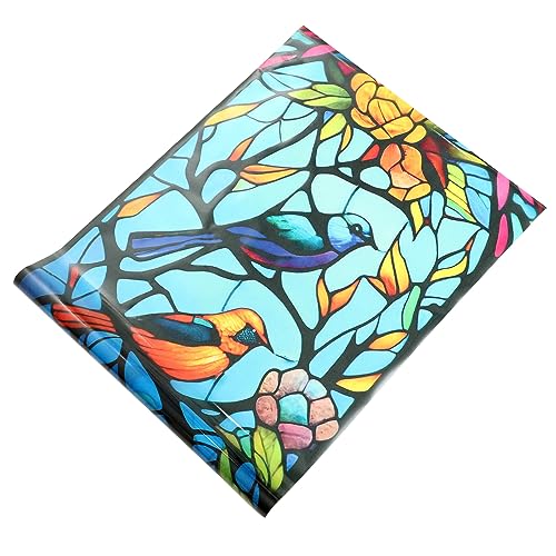 Autocollants de fenêtre oiseaux Lurrose 3 pièces déco printemps