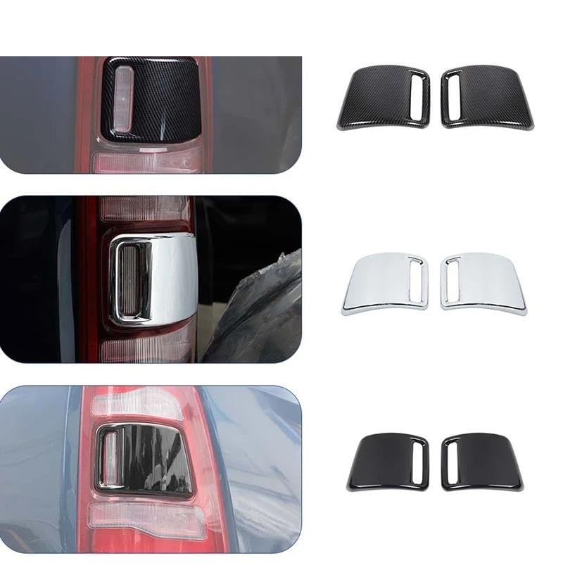 Logement feu arrière Dodge RAM protection anti-rayures carbon grain
