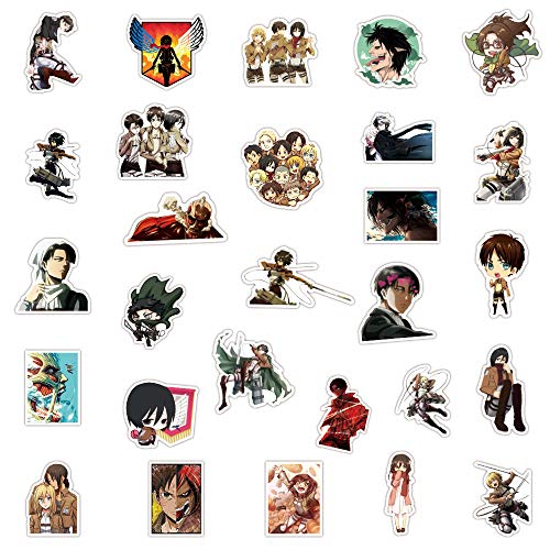 Titan Sticker Pack 100pcs, Vinyl Anime Sticker Decals for Water Bottles Laptop Skateboard Notebook Gift for Adults Kids Teens - Image 4