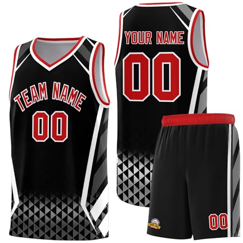 Custom Basketball Jersey for Men Youth Mesh Basketball Uniform Shorts Suit Printed Your Own Name Number Logo