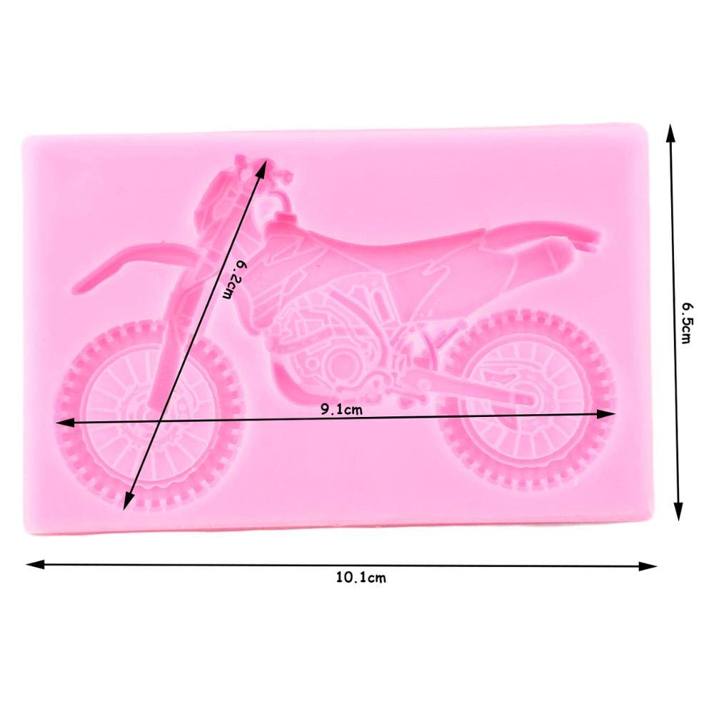 1PC 3D Yamaha Motorcycle Silicone Mold for DIY Desserts Ice Cube Jelly Shots Handmade Ice Cream Pudding Cupcake Cake Topper Decoration Gum Paste Candy Fondant Mold Soap Mould Chocolate Crystal