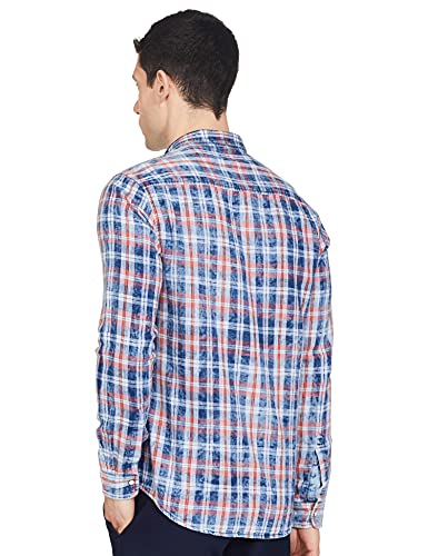 Image of Pepe Jeans Men's Checkered Slim Fit Casual Shirt