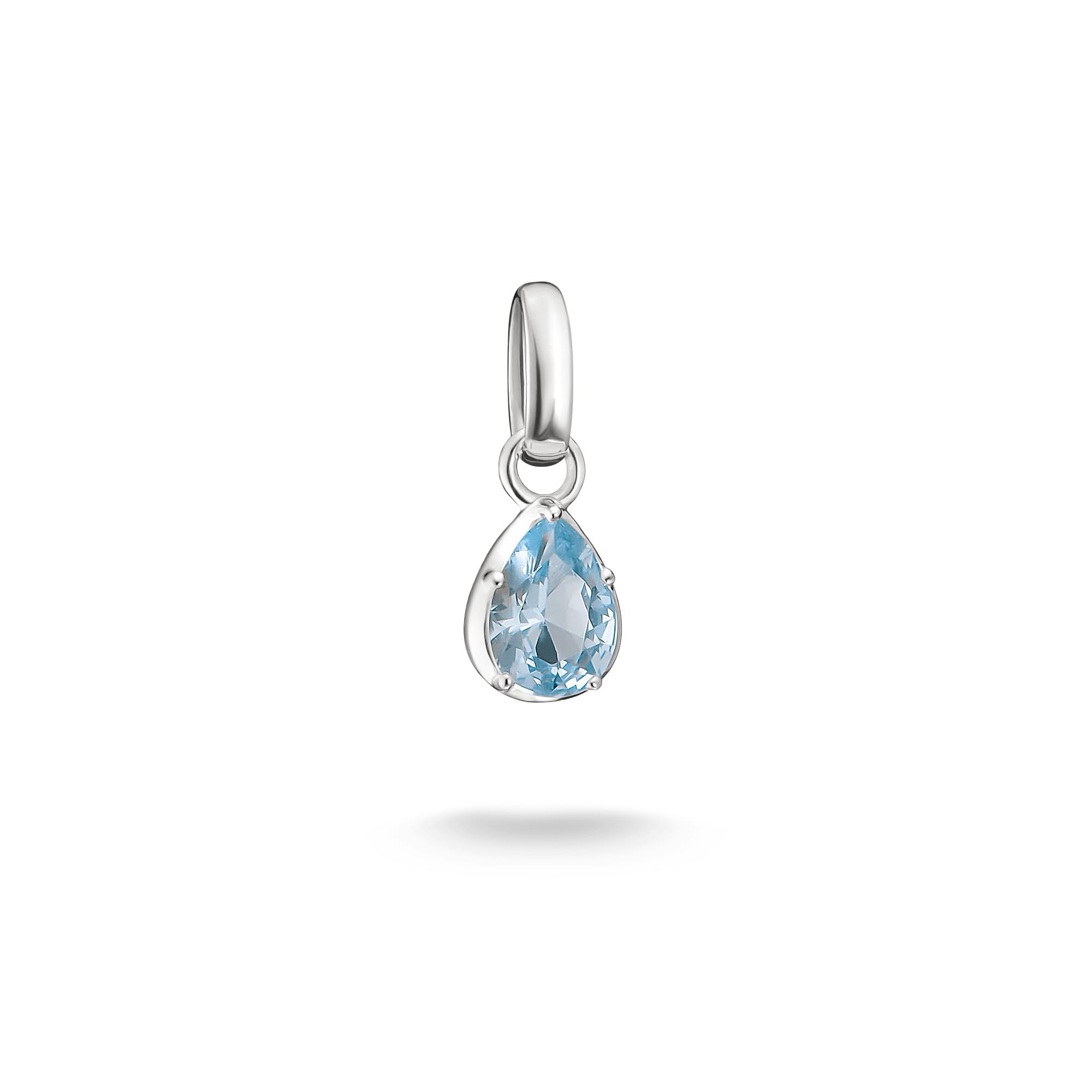 Thomas Sabo CC1331-699-1 Silver Charm Pendant Birthstone Jewellery