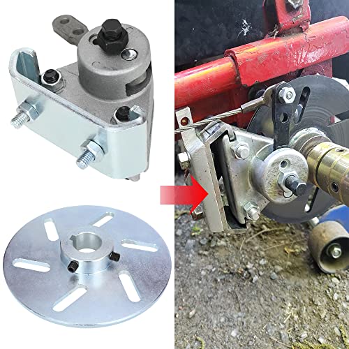 image for GREHUA Mechanical Disc Brake Caliper & Throttle Pedals Kit Compatible 