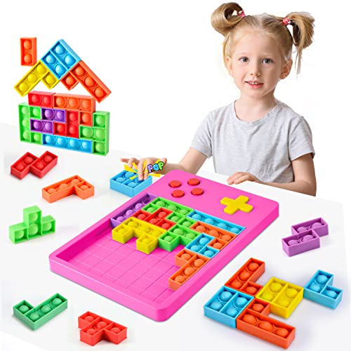 EUCOCO Mädchenspielzeug im Alter von 3 4 5 6 7 8, sensorisches Spielzeug für Autismus, Geschenke für 3-9 Jahre alte Mädchen, Stressabbau, Puzzles, Spiele für 4-10 Jahre alte Fidget-Spielzeug Cover