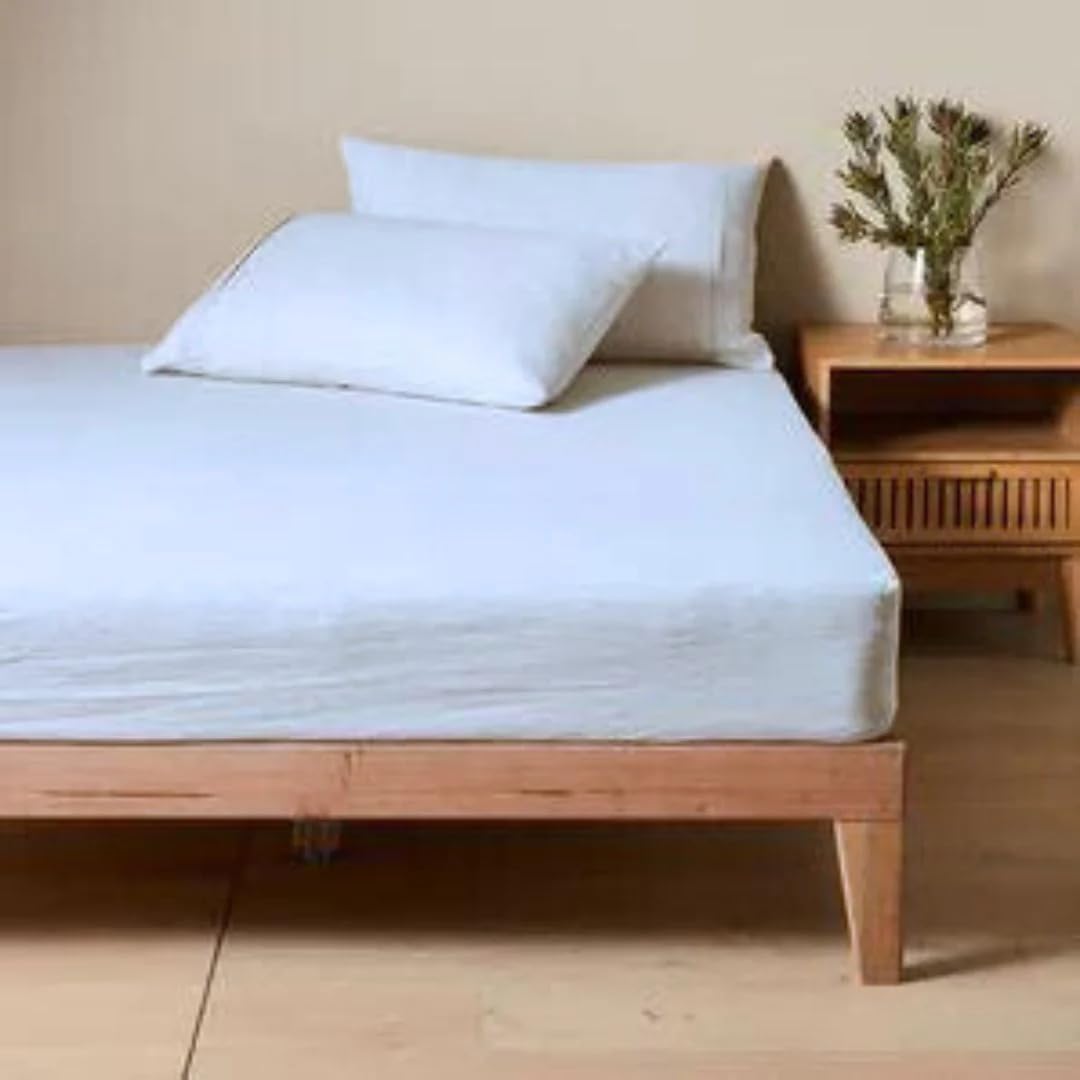 Linge de lit en lin sur mesure parure personnalisée 99x190