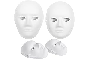 CALPALMY 14 Pack Paper Mache Masks for Marionette FNAF Cosplays