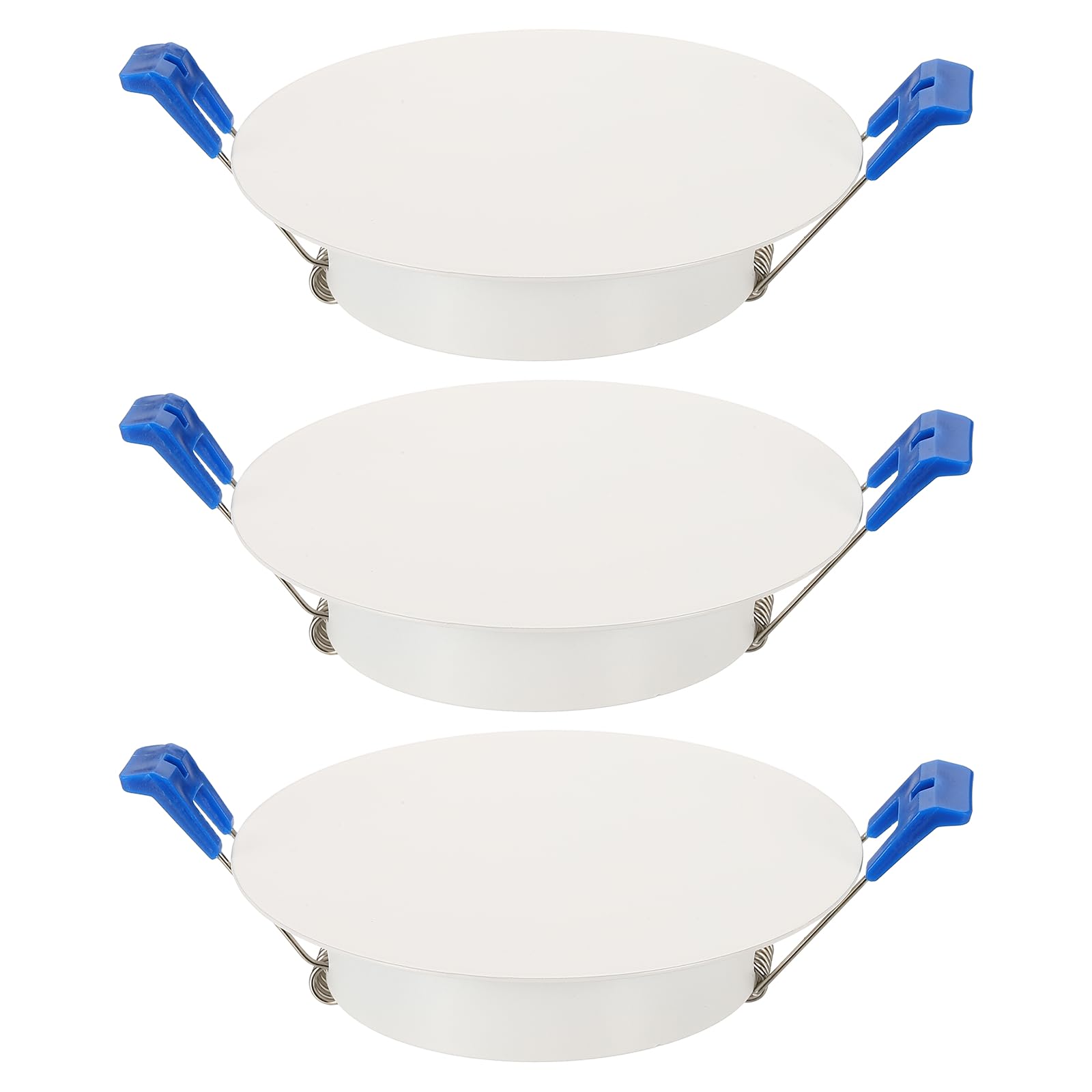 Plaque de plafond ronde 110 mm uxcell lot de 3 cache-trou mural en acier