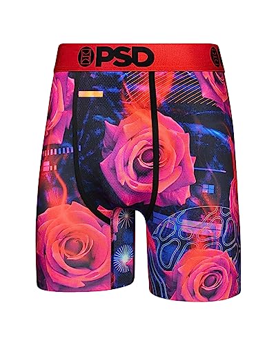 PSD Men's Digi Rose Boxer Briefs, Multi, L