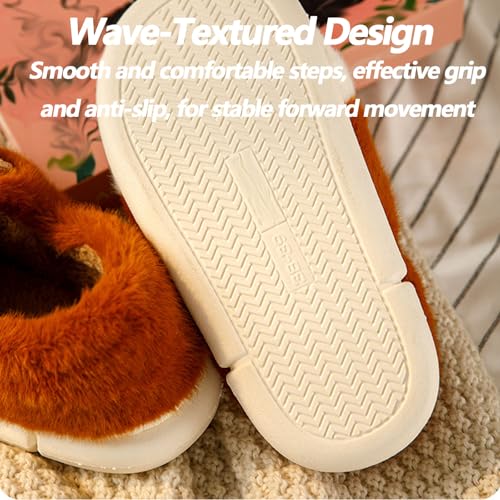 Cat Paw Slippers for Women, Women's Cute Cat Paw Cozy Shoes, Fuzzy House Animal Claw Design Slippers, Non-slip Soles, Soft Warm Memory Foam4
