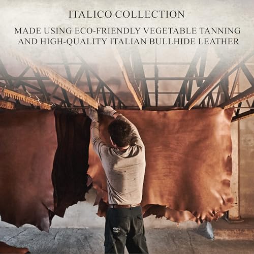 Tony Perotti Men's Italian Leather Bifold Wallet With Card Holders, Pockets - Slim RFID With Quick Card Pull Tab - Eco-Friendly Tanned Full Grain4