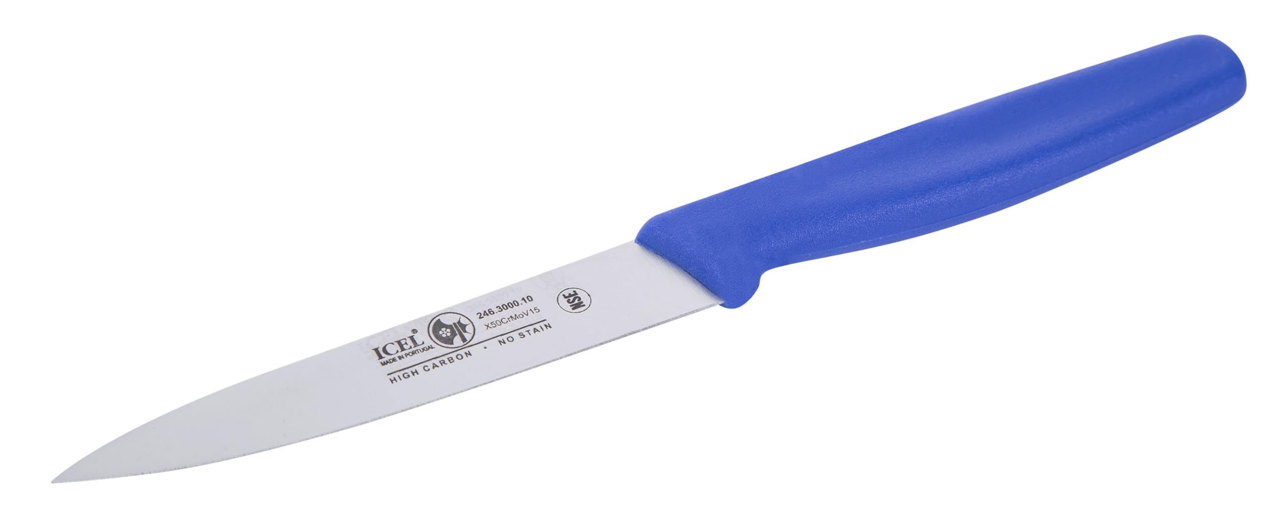 Light 'n' Mighty 4 Inch Serrated Paring Knife, Blue Handle