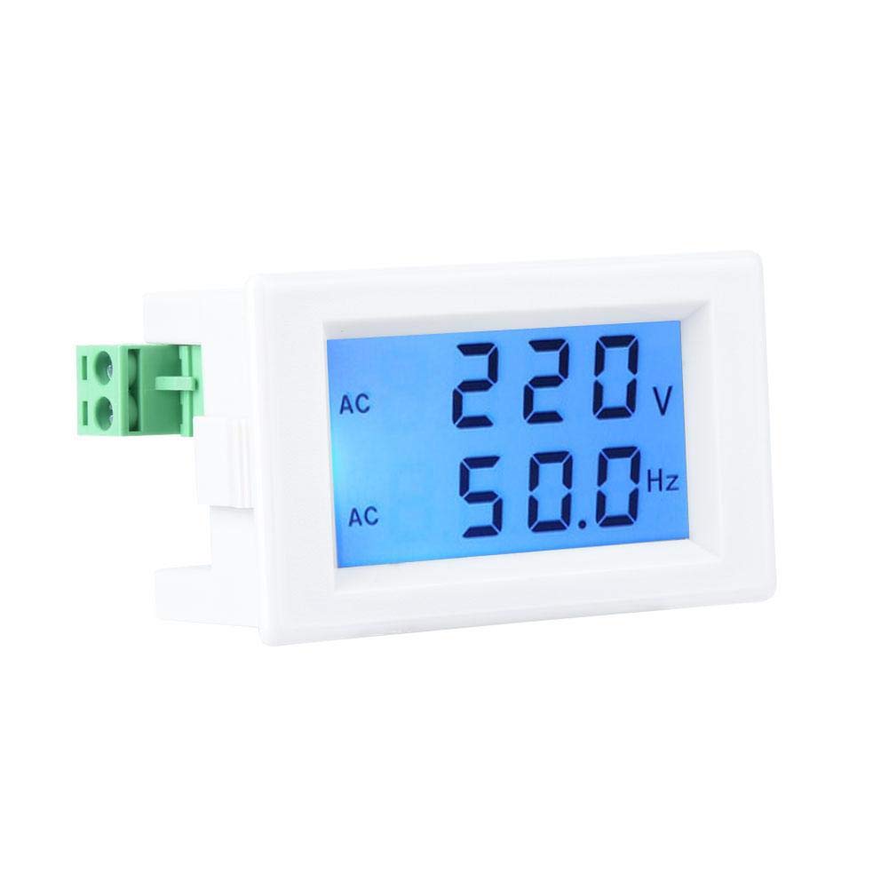 Buy Yencoly AC Voltmeter, TwoWire LCD Screen Voltage Volt Meter