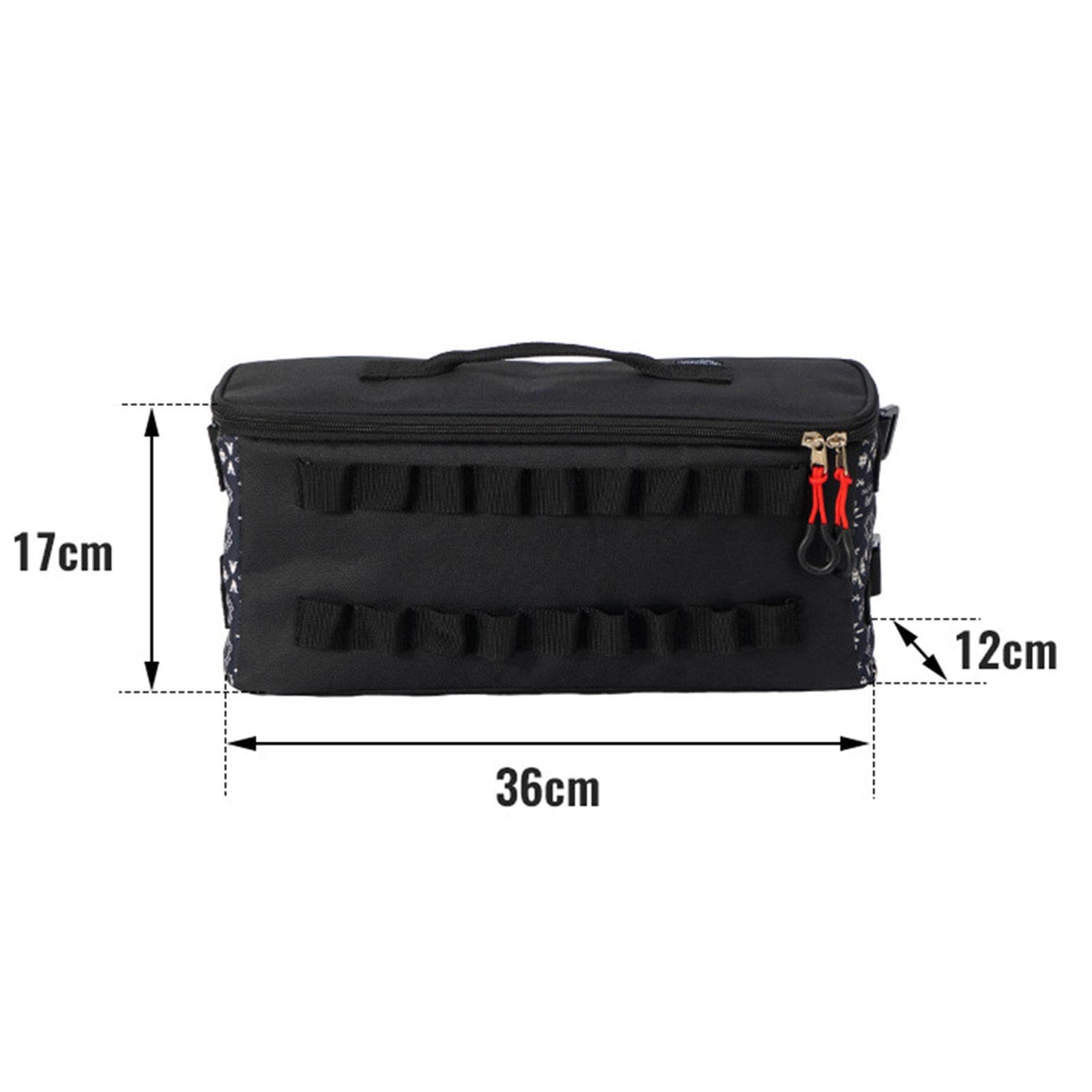 Camping IGT Tisch Seiten Aufbewahrungstasche Multifunktionale Seitentasche Hängendes Organizer Wasserdicht Oxford Stoff mit Griff für Camping Reise Fr