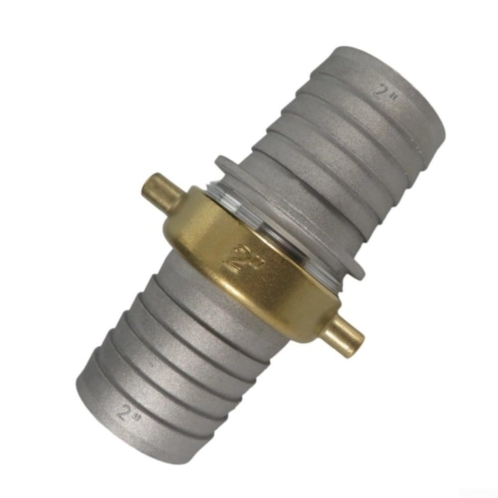 Conector Manguera Aluminio con 4 Abrazaderas Antióxido(1.5inch)