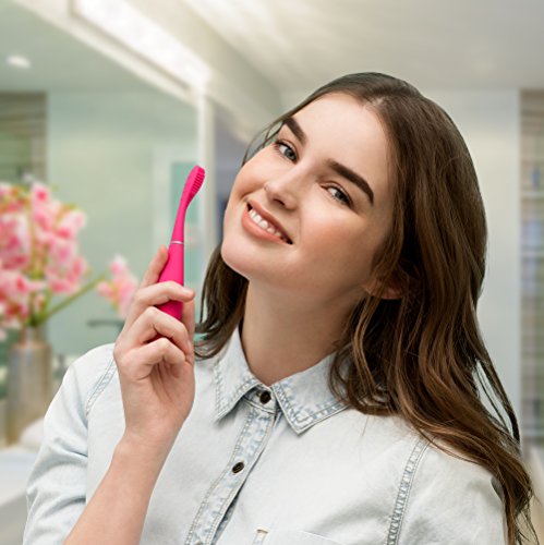 Foreo ISSA mini 2 Sensitive Elektrische Sonic Zahnbürste für Kinder ,Wild Strawberry – Bild 6