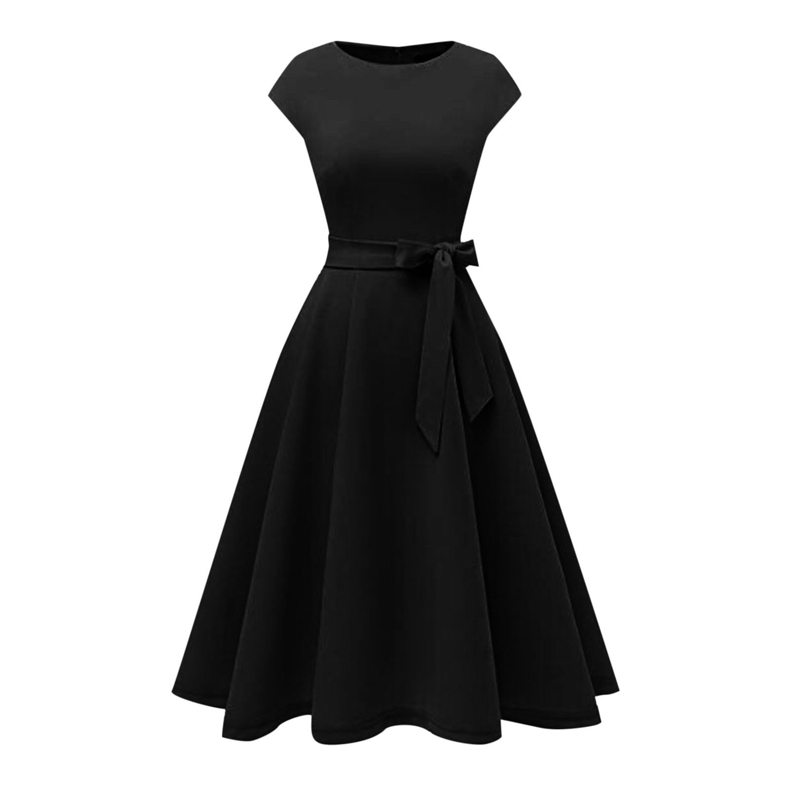 Damska Letnia Sukienka Maxi Bez Rękawów Muszką Pasie Wokół Szyi Elegancka Wygodna Odzież Na Co Dzień