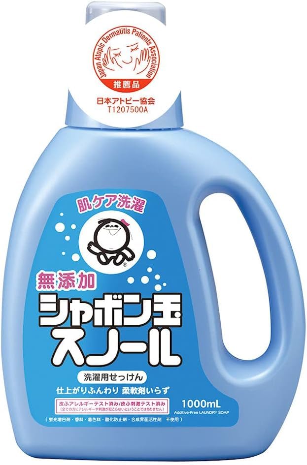 Amazon | シャボン玉 スノール 洗濯用せっけん 本体 1000mL + 詰め替え