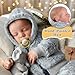BABESIDE Lifelike Reborn Baby Dolls Boys - 17-Inch Real Baby Feeling Realistic-Newborn Baby Doll Full Body Vinyl Real Life Baby Dolls with Toy & Gift Box for Kids