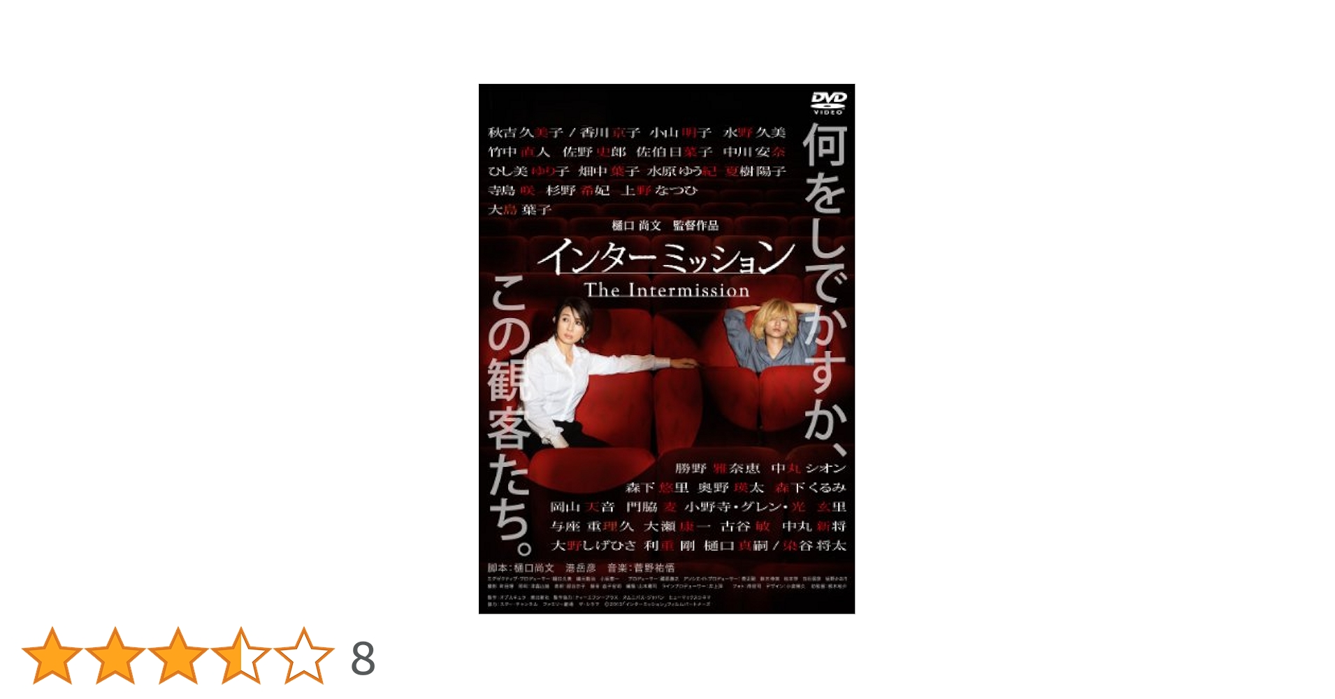 Amazon.co.jp: インターミッション [DVD] : 秋吉久美子, 染谷将
