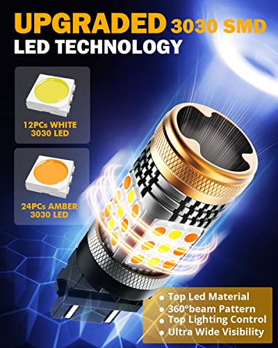 Auxbeam 2023 B2 Series 3156+2023 B21 Series Switchback Bulbs 3157 #TOP5