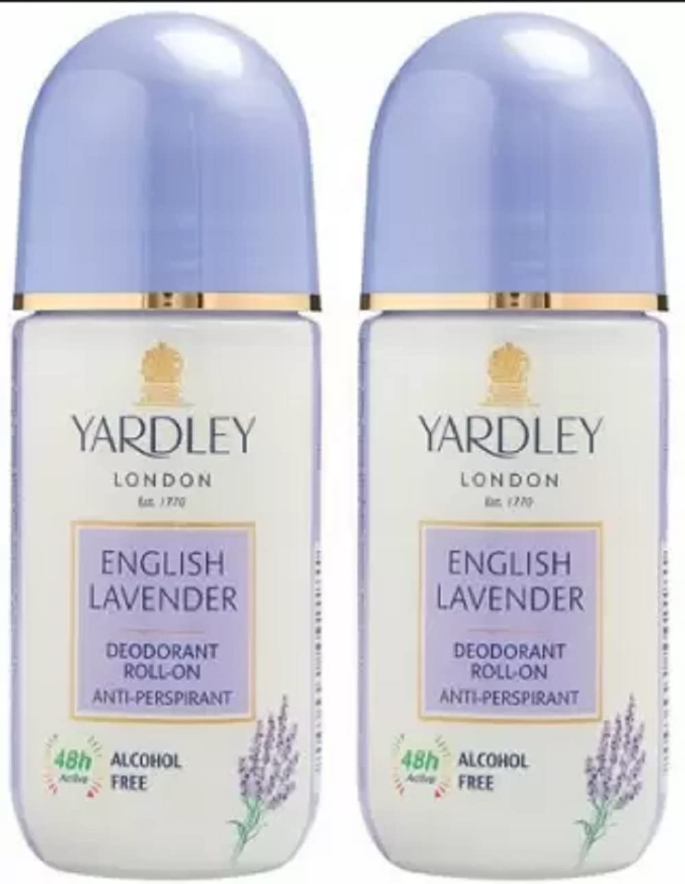 Yardley London 2 English Lavender Deodorant Roll-on - For Men & Women(Pack of 2) Deodorant Roll-on - For Men & Women (100 ml, Pack of 2)-image-10