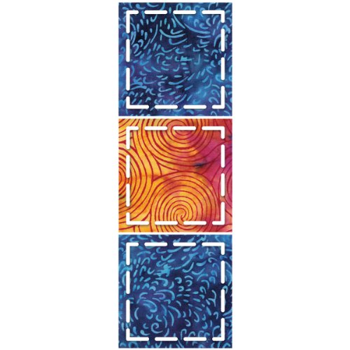 Accuquilt 55256 Die Quadrati 2 1/2 Pollici, Circa