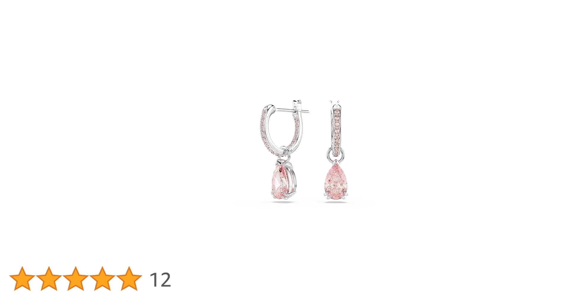 Amazon.co.jp: 【公式】【スワロフスキー】Attract シルバードロップ