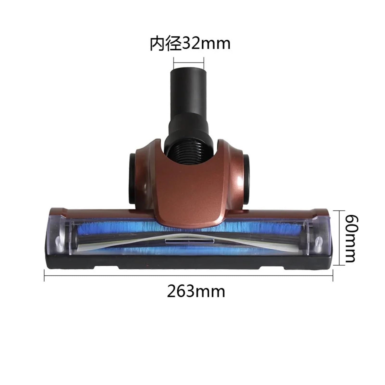 Tête for toutes les brosses de nettoyage européennes de 32 mm de diamètre intérieur, compatible avec Philips, compatible avec Electrolux, compatible avec LG, compatible avec Haier