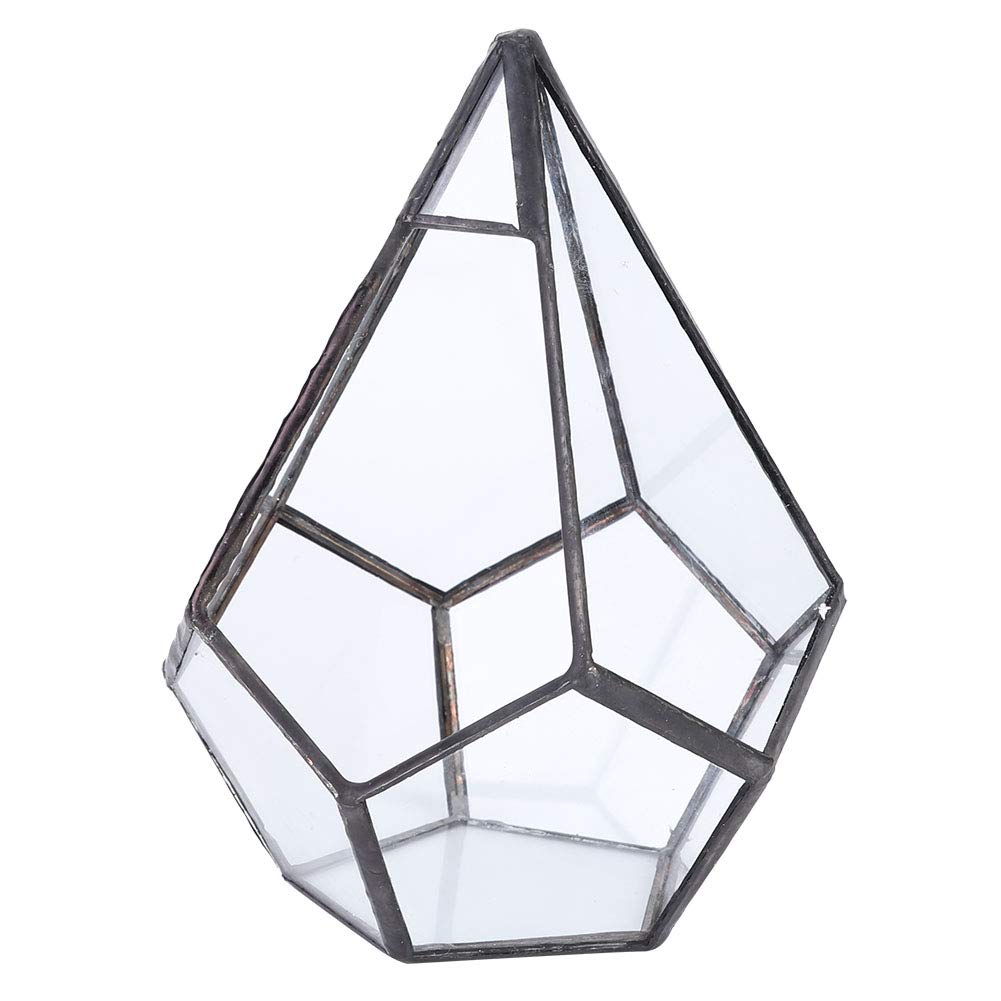 Stilvolle geometrische Terrarium Glas Blumentopf Pflanze Luft Sukkulenten Terrarium Box Schmuckschatulle Glas Home Decoration