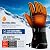 ABXMAS Heated Gloves for Men Women Rechargeable,7.4V 6400 mAh Electric Battery Heated Ski Gloves 3 Heating Level,Waterproof Touchscreen Heating Gloves for Outdoor Work Arthritis Motorcycle Cycling