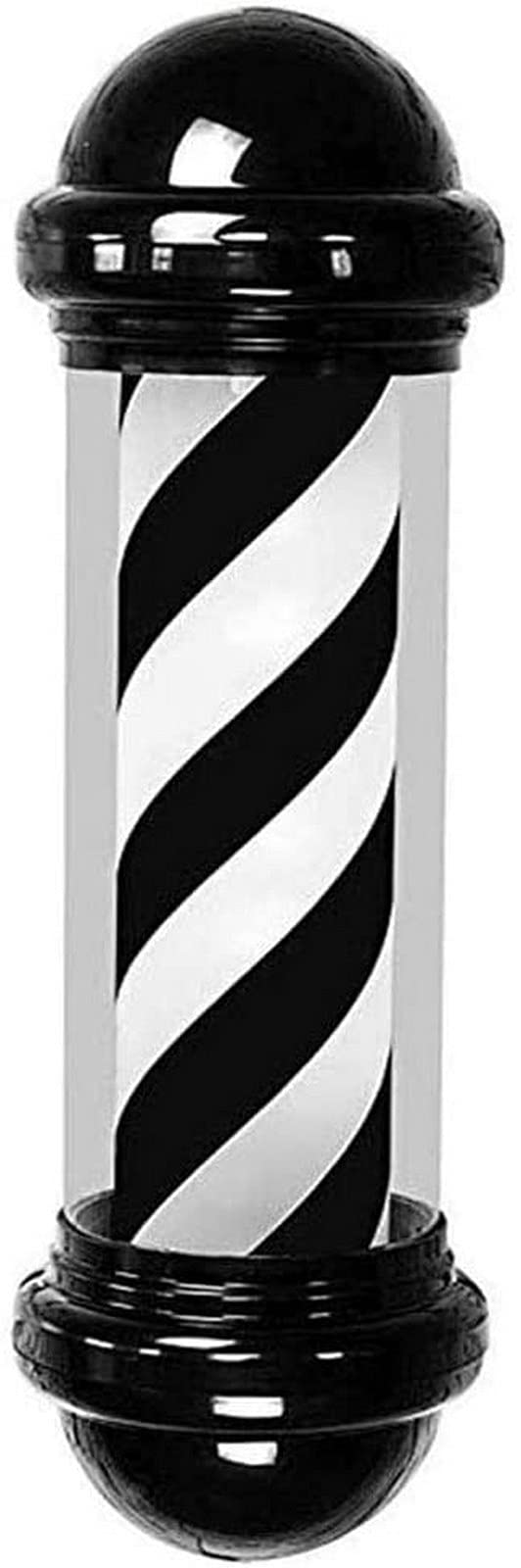 Lanterne solaire durable pour éclairer une enseigne de coiffure sans câblage