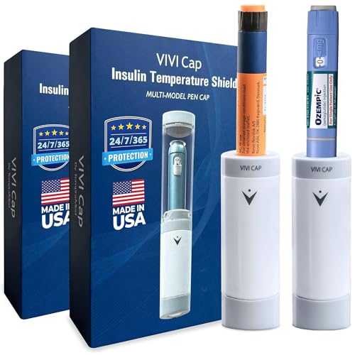 2 Pack Insulin Cooler Travel Case TSA Approved On-The-Go Small Insulin case for Traveling 24/7/365 No Freezing Refrigeration or Batteries. Compatible for All Insulin Pen Models & Ozempic